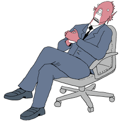 Big Boss Business Fish sticker #05