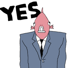 Big Boss Business Fish sticker #07