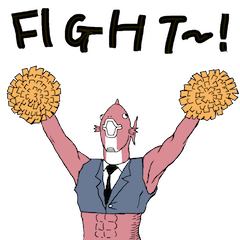 Big Boss Business Fish sticker #09