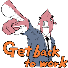 Big Boss Business Fish sticker #12