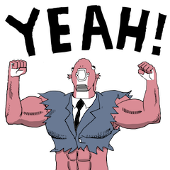 Big Boss Business Fish sticker #17