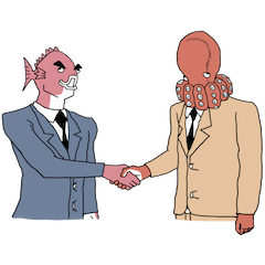 Big Boss Business Fish sticker #18
