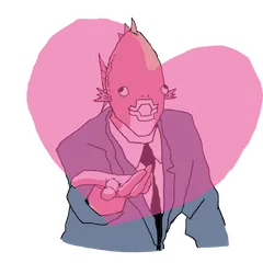 Big Boss Business Fish Sticker Nr.19 - herunterladen als WEBP.
