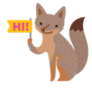 Facebook Foxes sticker #03