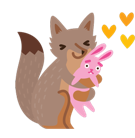 Facebook Foxes sticker #24