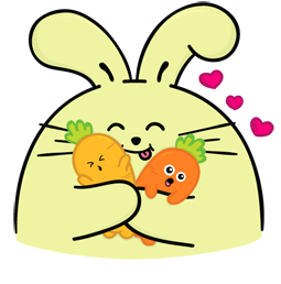 Fat Rabbit Farm sticker #03