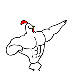 Fiery Chicken Bro sticker #10