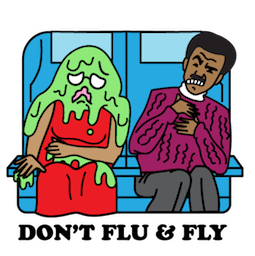 Flu Season sticker #18