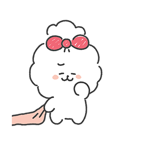 Fluffy Puppy sticker #03