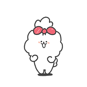 Fluffy Puppy sticker #08