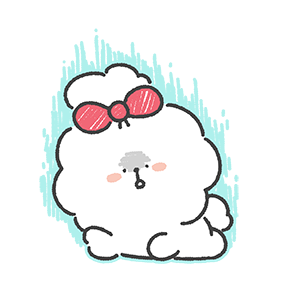 Fluffy Puppy sticker #20