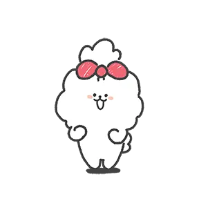 Fluffy Puppy sticker #8 - download as WEBP.