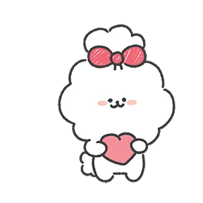 Fluffy Puppy sticker #10 - download as WEBP.