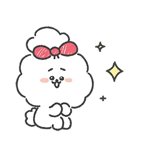 Fluffy Puppy sticker #12 - download as WEBP.