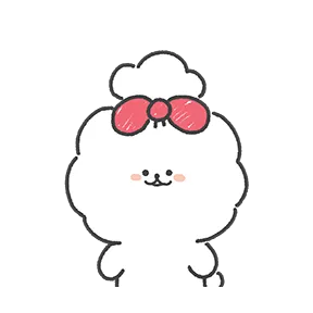 Fluffy Puppy sticker #13 - download as WEBP.