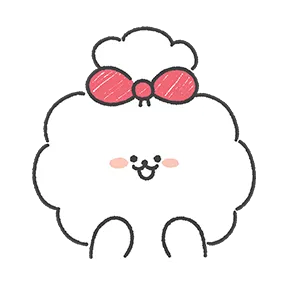 Fluffy Puppy sticker #16 - download as WEBP.