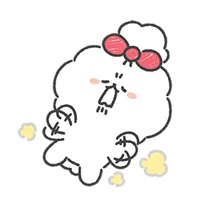 Fluffy Puppy sticker #17 - download as WEBP.