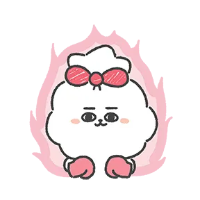 Fluffy Puppy sticker #21 - download as WEBP.