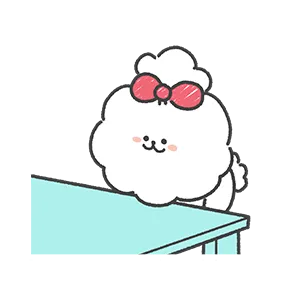 Fluffy Puppy sticker #22 - download as WEBP.