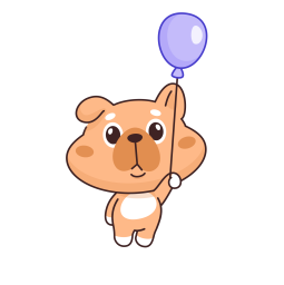 Frog & Dog sticker #08