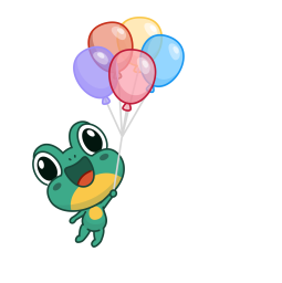 Frog & Dog sticker #10