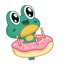 Frog & Dog sticker #13