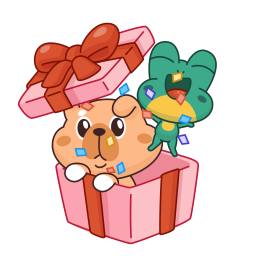 Frog & Dog sticker #15