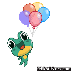 Frosch und Hund Aufkleber #10