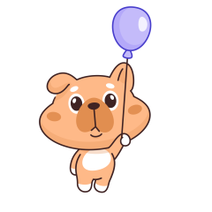 Frog & Dog sticker #08