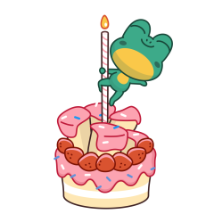 Frog & Dog sticker #11