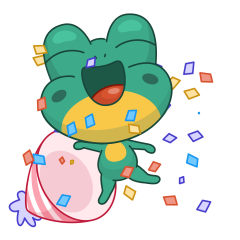 Frog & Dog sticker #14