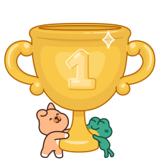 Frog & Dog sticker #19