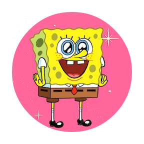 F.U.N. with SpongeBob sticker #1 - download as WEBP.