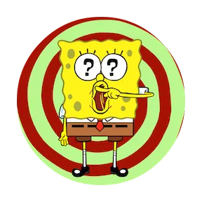 F.U.N. with SpongeBob sticker #9 - download as WEBP.