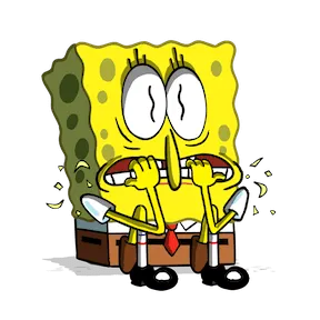 F.U.N. with SpongeBob sticker #10 - download as WEBP.