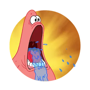 F.U.N. with SpongeBob sticker #14 - download as WEBP.