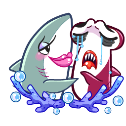 Glamour Sharks sticker #08