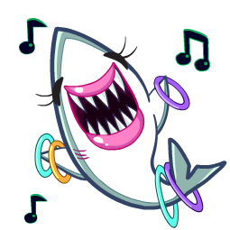 Glamour Sharks sticker #16