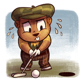 Gopher on the Green sticker #12