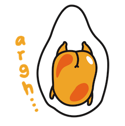 Gudetama sticker #08