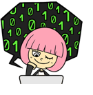 Hacker Girl sticker #05