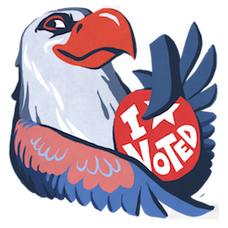 Hal the Eagle sticker #06