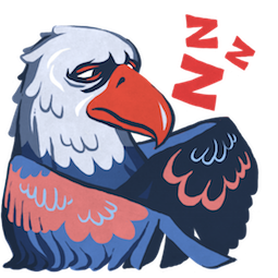 Hal the Eagle sticker #09