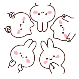 Happy Mimi and Neko sticker #07