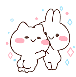 Happy Mimi and Neko sticker #12