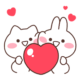 Happy Mimi and Neko sticker #15