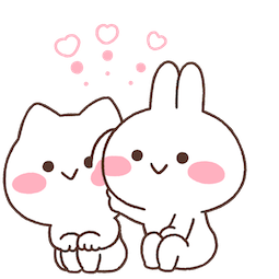 Happy Mimi and Neko sticker #21