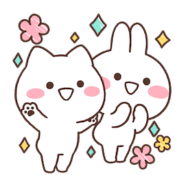 Happy Mimi and Neko sticker #24