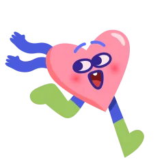 Heartfelt sticker #6 - download as WEBP.