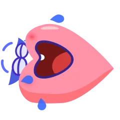 Mit Herz Sticker Nr.7 - herunterladen als WEBP.